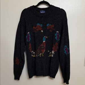 Woolrich 100% Wool Pheasant Sweater